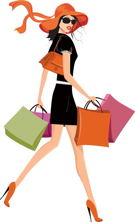 Shopping Girl Images Png - ClipArt Best