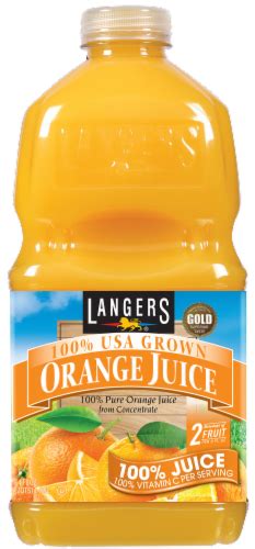 Langers 100% Orange Juice, 64 fl oz - QFC