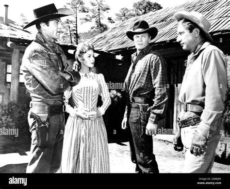 ROBBERS' ROOST, from left, George Montgomery, Sylvia Findley, Peter ...