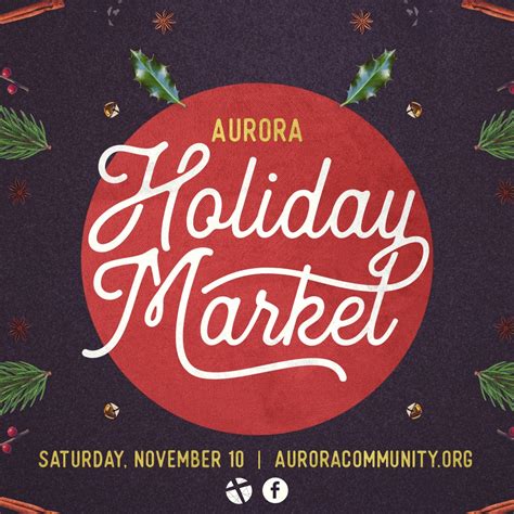 Shoreline Area News: Aurora Holiday Market Saturday