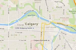 Calgary Area Map - Dining Out in Calgary, Canmore & Banff