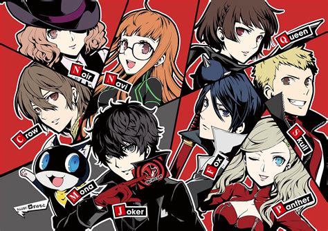 Persona 5 Characters - fasrcourse