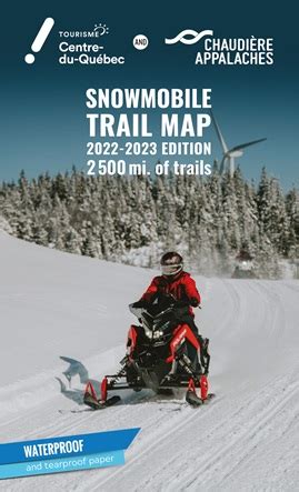 Snowmobile Trail Map Centre of Quebec | Snowmobile Getaways and ...