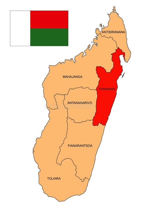 Toamasina Province Provinces Of Madagascar, Republic Of Madagascar Map ...