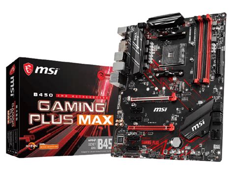 MSI B450 Gaming Plus Max - ราคาเมนบอร์ดเกมมิ่ง AMD AM4