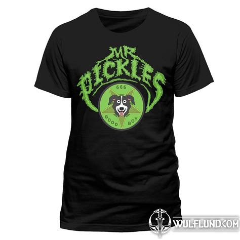 Mr Pickles - Logo, Unisex T-shirt - Black Mr Pickles Licensed Goods ...