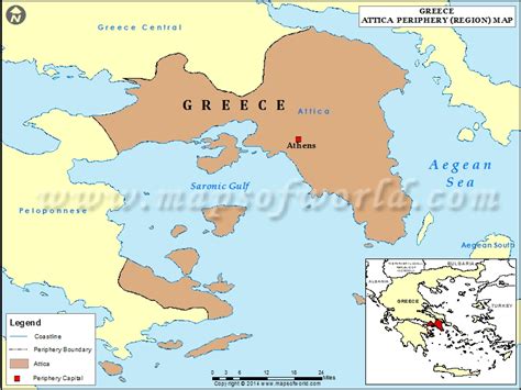 Attica Map | Attica Greece Map