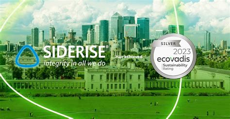 Siderise Special Products Awarded EcoVadis Silver - SpecFinish magazine