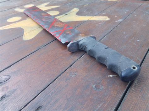 Jason Voorhees machete. Prop. Made to order. Made To Order | Etsy