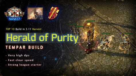 [Harvest] PoE 3.11 Templar Herald of Purity Guardian Starter Tank Build ...