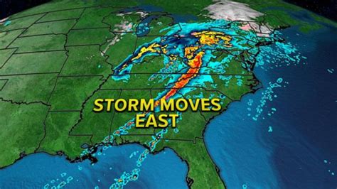 Video Storm forecast across the US - ABC News