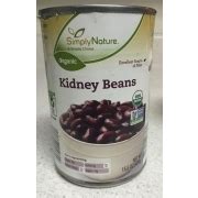 Simply Nature Organic Kidney Beans: Calories, Nutrition Analysis & More | Fooducate
