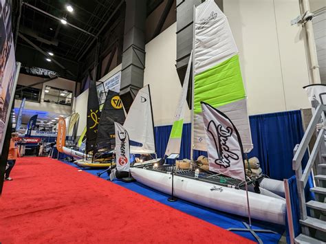 2023 Seattle Boat Show - Inflatable Sailing Ducky Catamarans