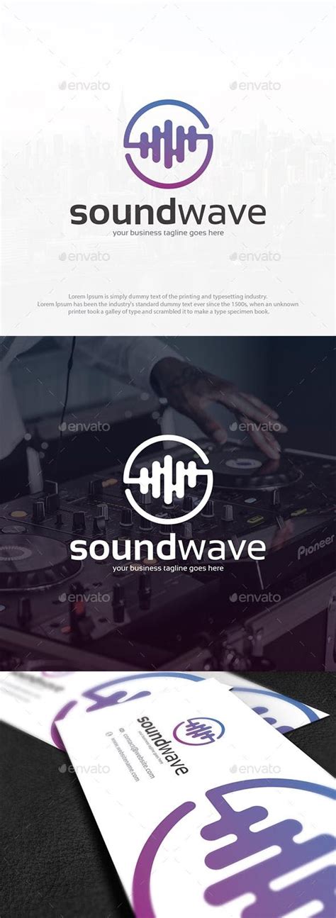 Sound Wave Circle Logo | Music logo design, Sound waves, Circle logos