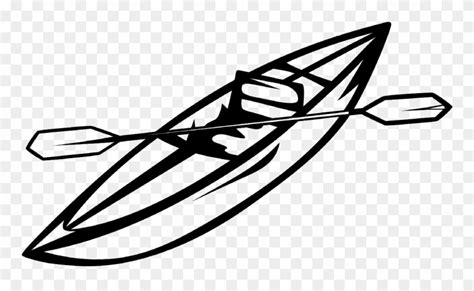 Kayaks - Kayak Clipart Black And White - Png Download (#1840572 ...