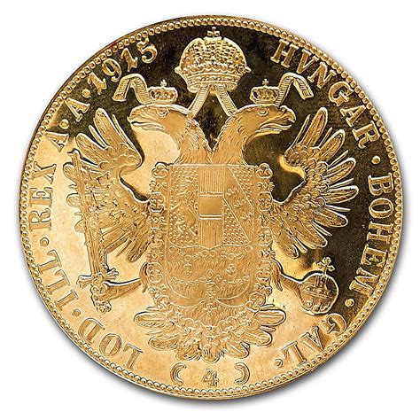 Austrian Gold 4 Ducat 1915 - Restrike - 0.4438 oz