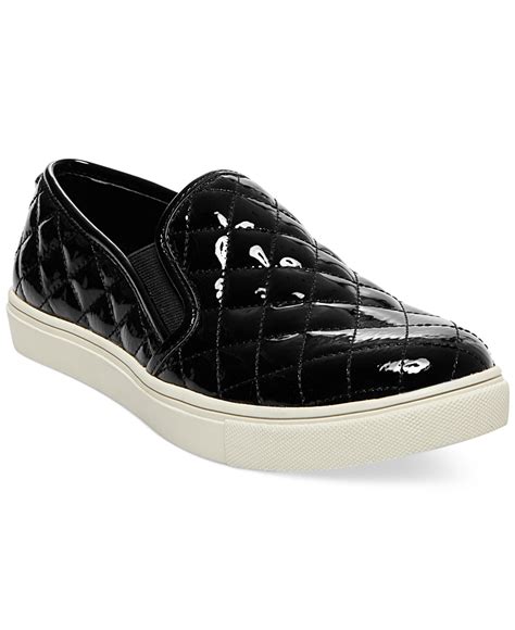 Steve Madden Women's Ecentric-q Platform Sneakers in Black Patent ...