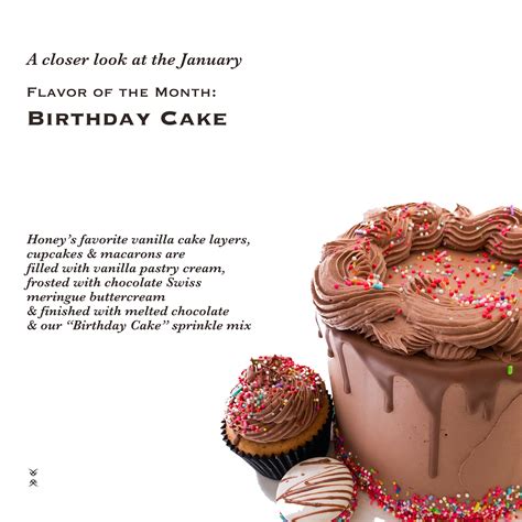 Say Hello to the January Flavor of the Month: Birthday Cake – Honey's Cupcakes