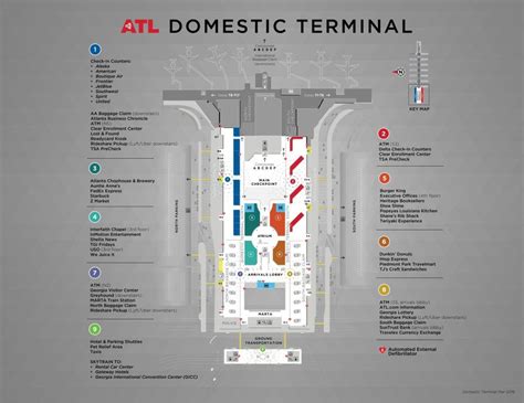 Navigating The Hub: A Comprehensive Guide To The Atlanta Airport North Terminal - Map Haiti ...