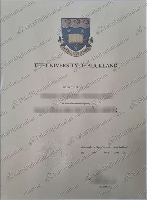 Buy a fake University of Auckland(UoA)degree in New Zealand.