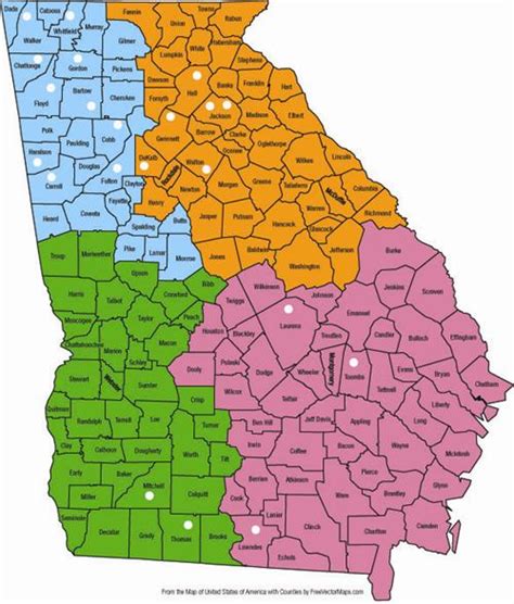 Region Map / GSPRA Regions