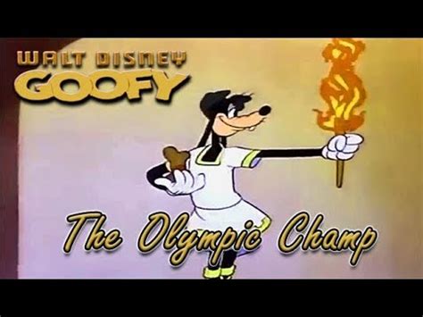 Goofy in " The olympic champ " popular cartoon classic by Disney (restored) - YouTube