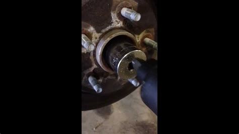 C4 Corvette rear wheel bearing replacement - YouTube