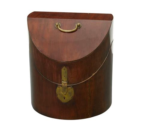 George III Mahogany Knife Box, Circa 1780 - Boxes - Writing, Sewing, etc. - Small Wooden Items