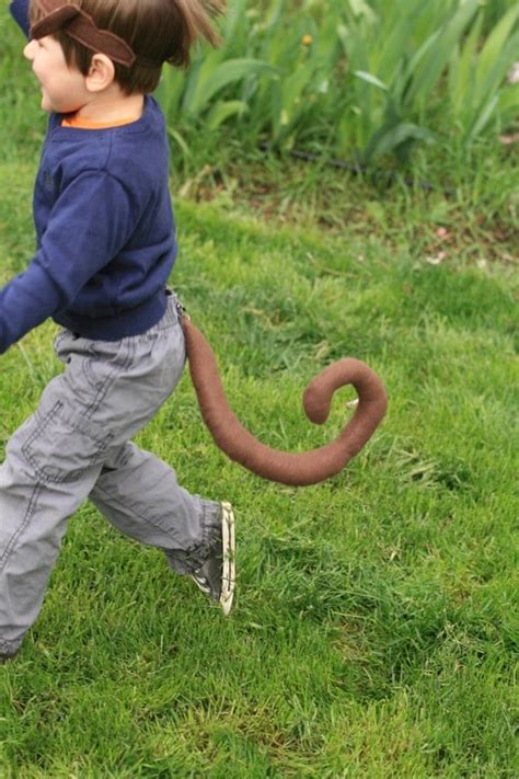 Monkey Tail Kids Animal costume Felt tail