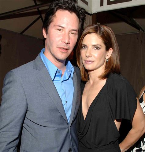 Sandra Bullock says Keanu Reeves brought her champagne and truffles ...