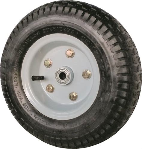 Prosource1356 Replacement Wheel With Tube, For Use With MintCraft 895.2004 Model Garden Cart