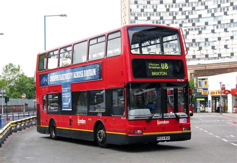 London Bus Routes | Route 118: Brixton - Morden | Route 118, London General, PVL124, W524WGH, Morden