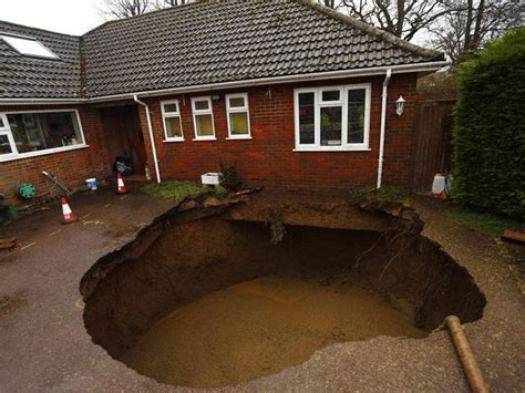 More sinkholes will open up across Britain as the effects of flooding continue, warns British ...