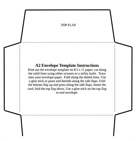 FREE 7+ Sample A2 Envelope Templates in MS Word | PDF