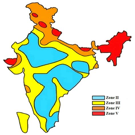 India Map Seismic Zone - Gisele Ermentrude