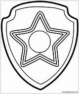 Paw Patrol Coloring Pages Badges On Fitbit sketch template