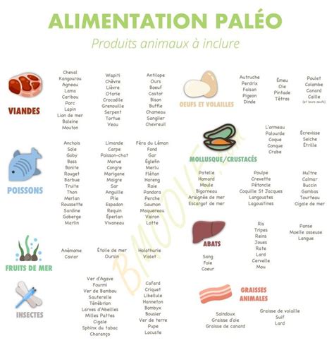 Le Régime Paléo : Origine - Aliments - Recettes | Régime paléo, Paléo, Alimentation paléo