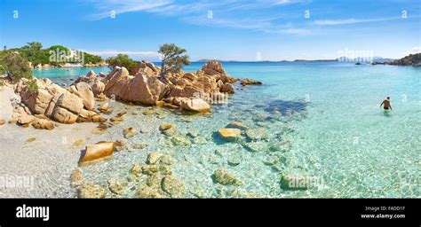 Costa Smeralda Beach, Sardinia Island, Italy Stock Photo - Alamy