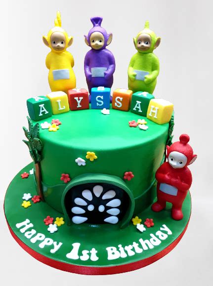 Teletubbies First Birthday Cake CB-NC499 – Cake Boutique