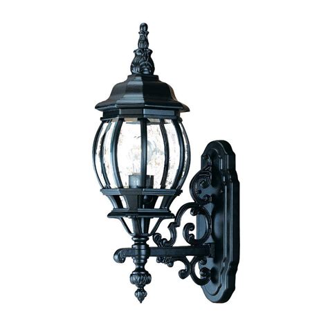 Acclaim Lighting Chateau Collection 1-Light Matte Black Outdoor Wall-Mount Light Fixture-5150BK ...