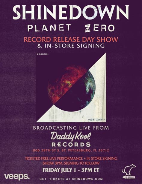 SHINEDOWN Announces Livestream Of 'Planet Zero' Album-Release-Day Show ...