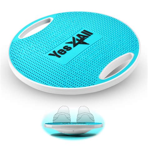 Yes4All Wobble Balance Board/Round Wobble Board – 16.34 inch Plastic ...