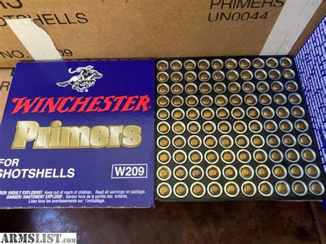 ARMSLIST - For Sale: #209 Shotgun Primers