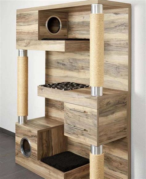 Modern Cat Tower!................Get a $7500 per month home woodworking ...