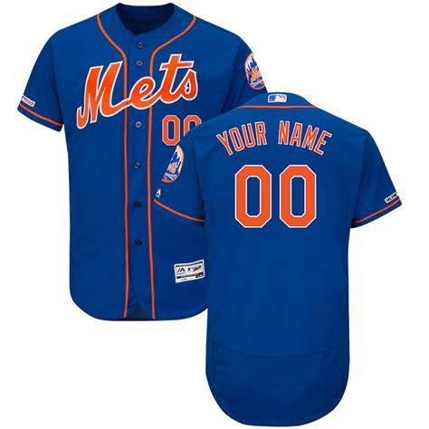 Men's New York Mets Majestic Royal/Orange Alternate Flex Base Authentic ...