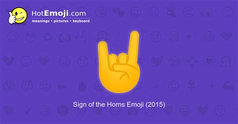 🤘 Rock Emoji Meaning with Pictures: from A to Z