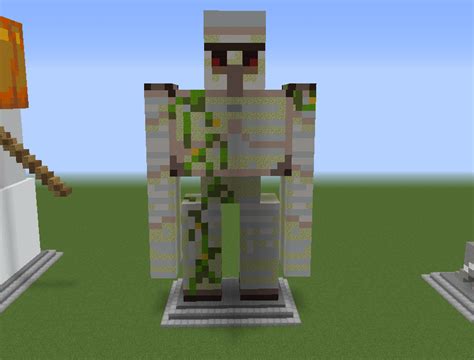 Iron golem statue! : Minecraft