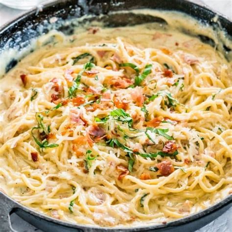 Creamy Carbonara - Jo Cooks