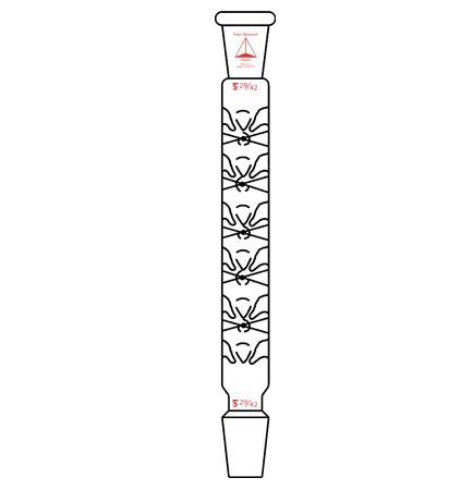 Distilling Column, Vigreux, Micro Scale (PG-9134) - Prism Research Glass