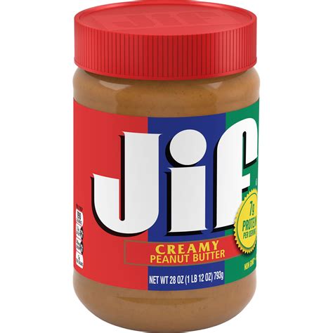 Jif Creamy Peanut Butter, 28-Ounce - Walmart.com